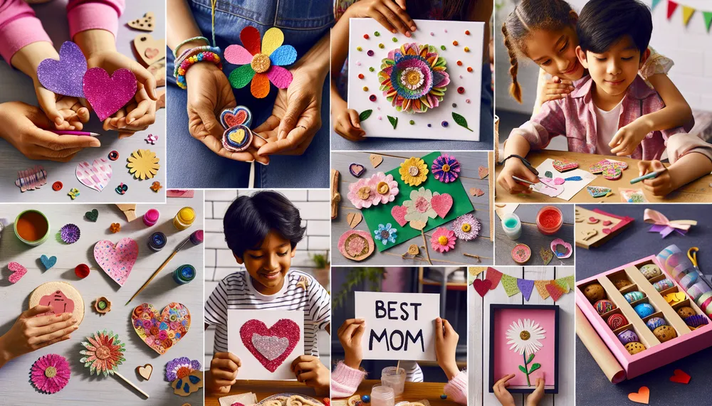 a heartwarming and creative collection of mother's day gifts made by children