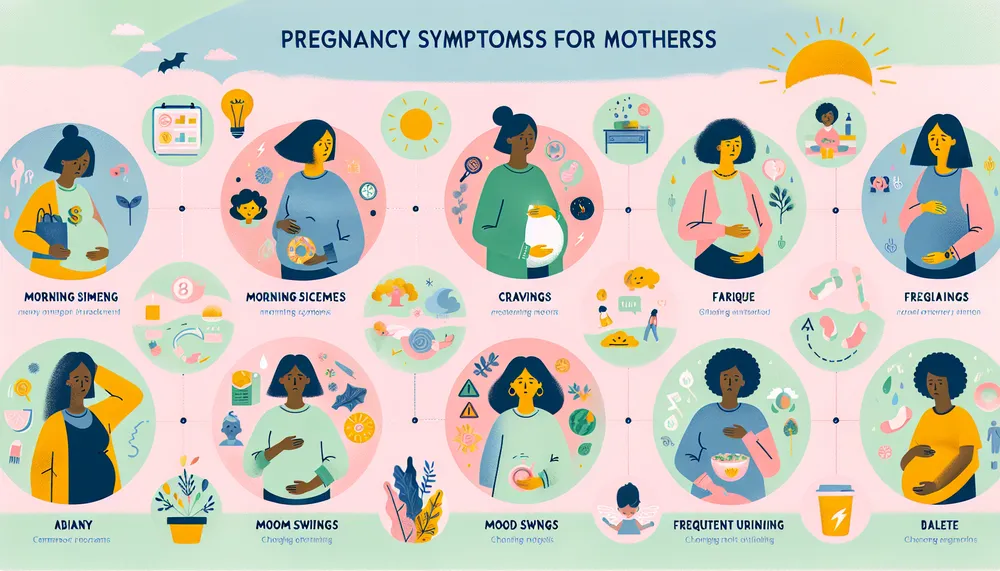 Key Symptoms Infographic for Expectant Mothers