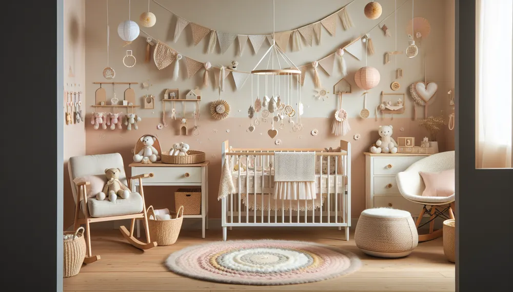 DIY baby room decor with a touch of maternal love