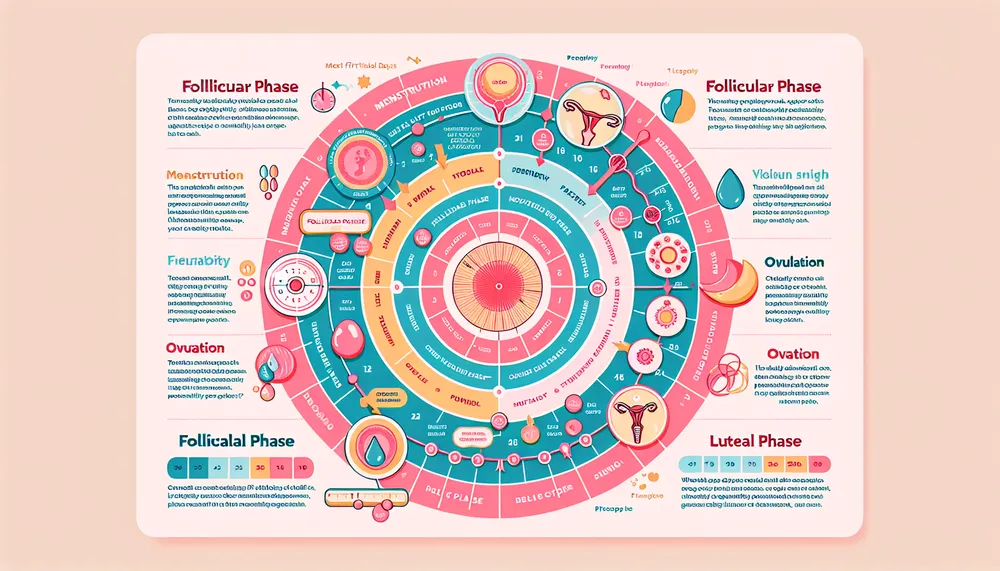 Infographic on ovulation and pregnancy timing