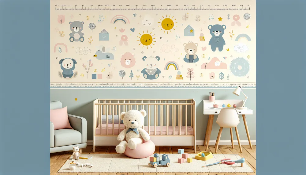 nursery wallpaper border design concepts