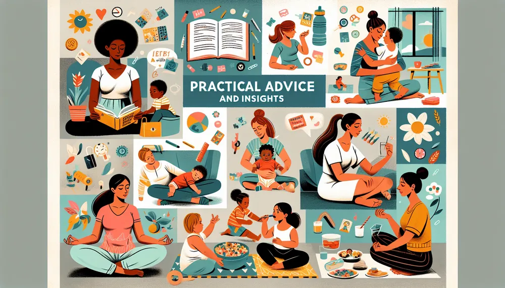 Parenting Hacks – A collage of practical advice and insights for mothers